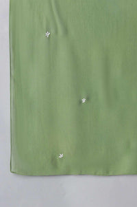 Grass Green kurta and Sharara Girls Set