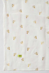 LIVA Girls Mirror Embroidered Top with White Skirt and Dupatta