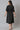 Black Embroidered Floral Print Flared Dress
