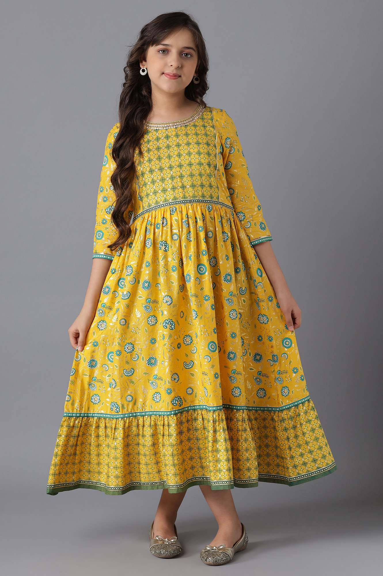 Buy Yellow Cotton Girls Dress Online for Woman | Shop for Aurelia Buy Yellow Cotton Girls Dress Online for Woman | Shop for Aurelia