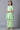 Girls Light Green Cotton Schiffli kurta With Pants And Dupatta