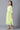 Girls Green Sequinned Flared Schiffli Dress