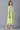 Girls Green Sequinned Flared Schiffli Dress