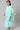 Girls Mint Green Schiffli kurta With Flared Sharara And Dupatta