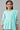 Girls Mint Green Schiffli kurta With Flared Sharara And Dupatta