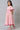 Girls Pink Floral Off Shoulder A-Line Dress