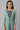 Girls Liva Mint Green Gillet With Dark Blue Floral Printed Top And Palazzo