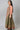 Girls Dark Green Floral Printed Layered Dress