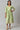 Girls Green Floral Printed Dress With Dupatta