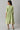 Girls Green Floral Printed Dress With Dupatta