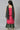 Girls LIVA Pink Zari Embroidered kurta with Green Sharara and Dupatta