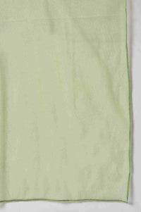 LIVA Girls Blue Floral Printed kurta with Green Trousers and Dupatta