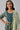 Girls Green Embroidered Festive Dress