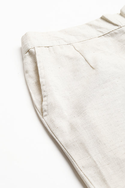 Natural Solid Trousers