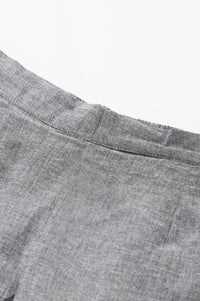 Grey Solid Trousers