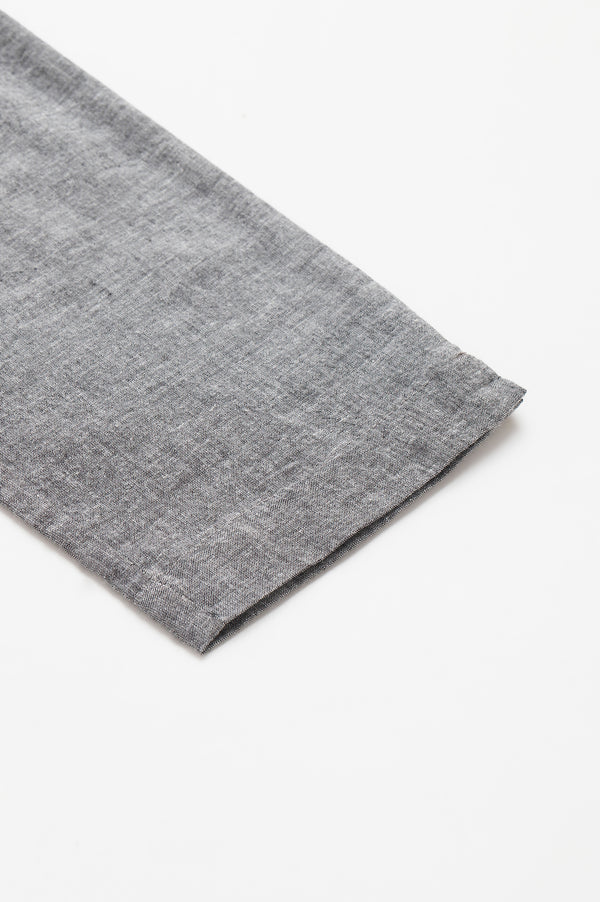 Grey Solid Trousers