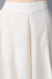 White Solid Palazzo
