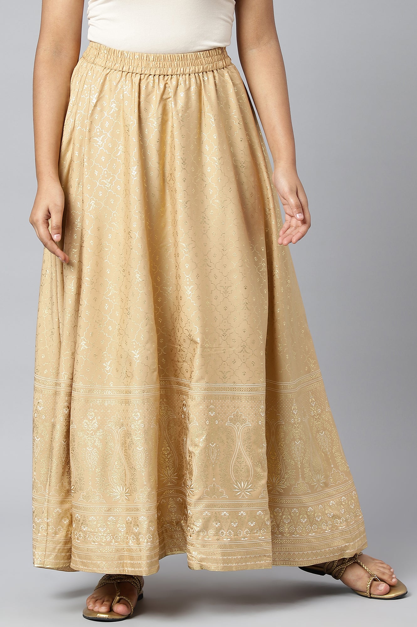 Gold Circular Skirt