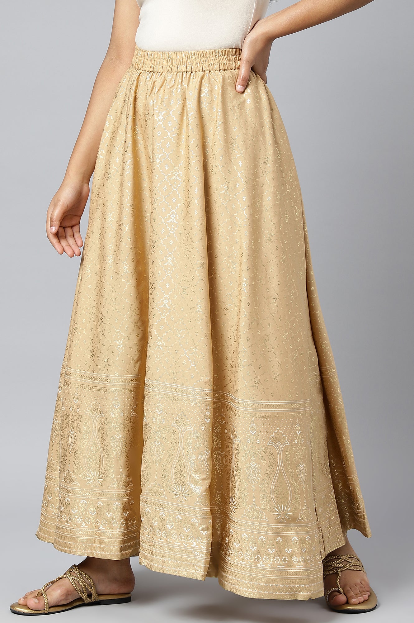 Gold Circular Skirt