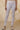 White Solid Cotton Lycra Churidar