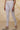 White Solid Cotton Lycra Churidar