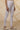 White Solid Cotton Lycra Churidar