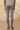 Silver Solid Shimmer Skinny Woven Legging
