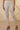 Off- White Solid Cotton Lycra Ankle Length Leggings