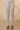 Off- White Solid Cotton Lycra Ankle Length Leggings