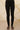 Black Solid Cotton Lycra Ankle Length Leggings