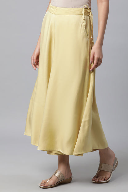 Yellow Flared Culottes