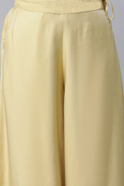 Yellow Flared Culottes