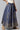 Navy Half Circle Ethnic Skirt