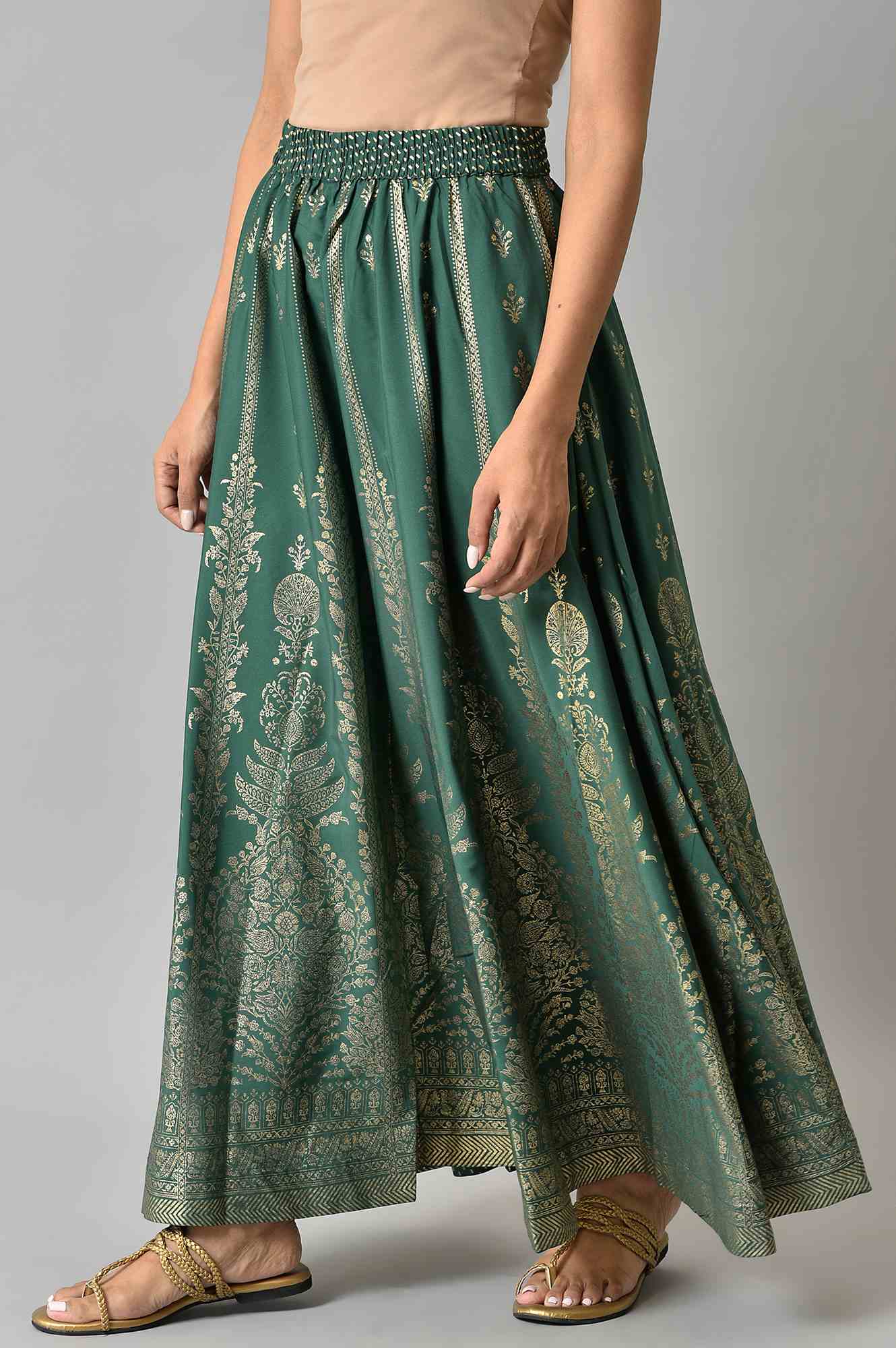 Ethnic skirts for wedding best sale