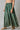 Green Floral Printed Flared Woven Skirt With Elasticated Waist