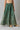 Green Floral Printed Flared Woven Skirt With Elasticated Waist