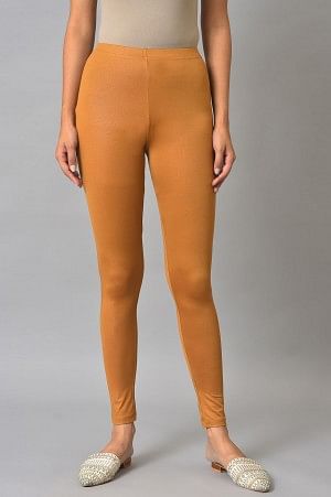 Brown Poly Lycra Tights