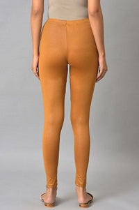 Brown Poly Lycra Tights