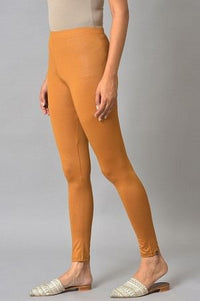 Brown Poly Lycra Tights