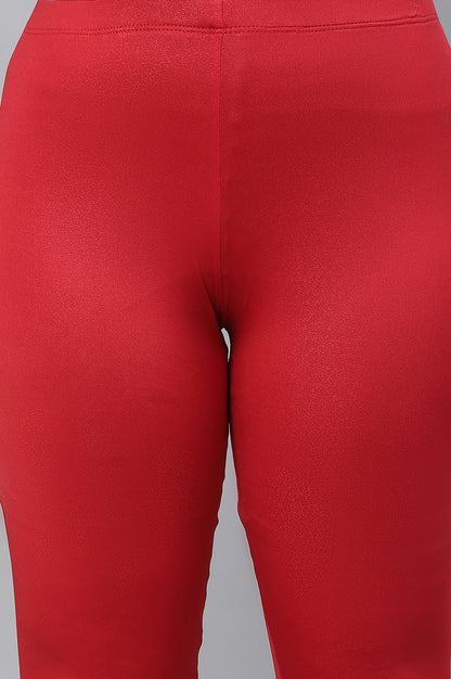 Red Poly Lycra Tights