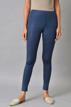 Blue Poly Lycra Tights