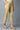 Beige Yarn-Dyed Solid Trousers