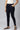 Navy Blue Pintucks Denim Jeggings