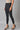 Black Pintucks Denim Jeggings