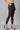 Black Pintucks Denim Jeggings