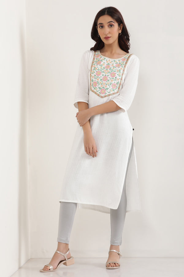 Silver Solid Skinny Fit Tights With Elasticated Waist