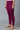 Purple Cotton Lycra Tights For Women