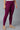 Purple Cotton Lycra Tights For Women