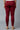 Maroon Cotton Lycra Tights For Women