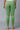 Green Cotton Lycra Tights For Women